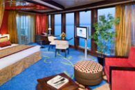 foto camarote categoria Deluxe Owners Suite
