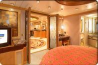 foto camarote categoria Royal Suite