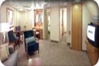 foto camarote categoria Royal Suite Familiar